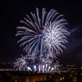 Huge colorful fireworks