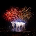 Huge colorful fireworks