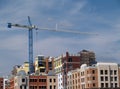 Huge Crane on Top of a Building