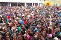 Huge crowd of African people at the outdoor event Johannesburg, South Africa - September 24, 2011