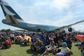 Huge crowd enjoys the airshow at EAA AirVenture