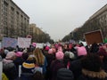 Womens March Crowd, US Capitol Building, Washington, DC, USA