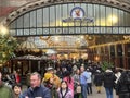 Huge crowds doing last minute Christmas shopping at Windsor Shopping Mall across the road from Windsor Royalty Free Stock Photo