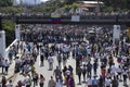 Huge crowds of opposition supporters take part in a rally against Venezuelan President Nicolas Maduro