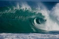 Huge curling ocean wave Royalty Free Stock Photo