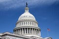 The huge dome of the United States Capitol in Washington