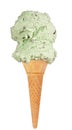 Double helping of mint choc chip ice cream