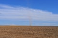 Dust Devil in a Fallow Field Royalty Free Stock Photo