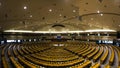 An empty hall in the European Parliament Brussels, Belgium, 06.26.2016. Editorial use only.