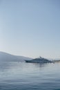 Huge expensive yacht moored in Porto Montenegro, Montenegro.