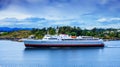 Huge Ferry Leaving Victoria