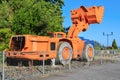 Giant mining excavator machine on display Royalty Free Stock Photo