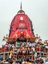 A huge gathering of devotees from different parts of India at Puri