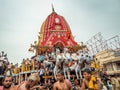 A huge gathering of devotees from different parts of India at Puri Royalty Free Stock Photo