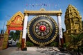 huge Gong at the Wat Ounalom in Phnom Penh, Cambodia Royalty Free Stock Photo