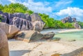 Huge granite rocks in Anse Source d\'Argent beach
