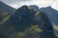 Amazing green mountains near Picos de Europa National Park, Spain Royalty Free Stock Photo