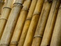 Huge group of bamboo rods close up Royalty Free Stock Photo