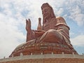 Huge Guanyin bronze Royalty Free Stock Photo