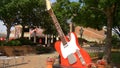 Huge guitars at the entry of Grand Ole Opry in Nashville - NASHVILLE, UNITED STATES - JUNE 17, 2019