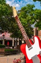 Huge guitars at Grand Ole Opry - NASHVILLE, USA - JUNE 15, 2019