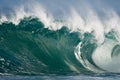 Huge Hawaiian wave Royalty Free Stock Photo