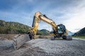 Huge heavy shovel excavator digger Royalty Free Stock Photo