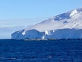 Icecap on Island in the Lemaire Channel of the Antarctic Peninsula