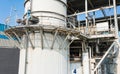 Huge industrial equipment of Guanggu Thermal Power Station. Royalty Free Stock Photo