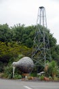 Kiwi sculpture promoting new zealand toursim