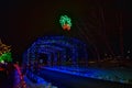 La Crosse Rotary lights display in Riverside Park in the snow A Tunnel of Light