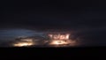 Huge Lightning Storm in Dead Horse Point State Park near Moab, Utah