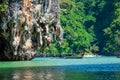 Huge limestone cliff in the Phang Nga bay, Thailand