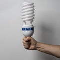 Low-energy electronic light bulb