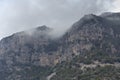 A huge, majestic mountain Greece