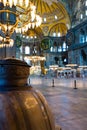 Huge Marble Jar in Hagia Sophia Royalty Free Stock Photo