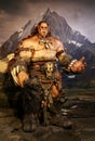 Durotan warcraft character wax statue at madame tussauds in hong kong