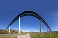 Huge modern Mosel Bridge near Zeltingen