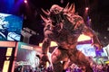 Huge monster at evolve booth at E3 2014