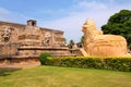 Huge Nandi bull at the entrance, Brihadisvara Temple, Gangaikondacholapuram