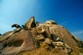 Huge Natural Ston Boulders rocks formation-IDAR hills Ditrict Sabarkantha