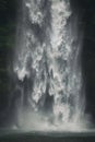 Huge Nungnung water in tropical forest of Bali