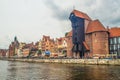 Mediaeval mast crane in Gdansk