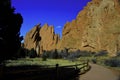 Huge orange cliffs