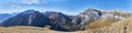 Huge panorama of Derborence natural reserve, Valais, Switzerland