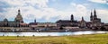 Huge panorama of Dresden, Germany.