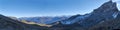 Huge panorama of Trente Pas lake in Valais, Switzerland