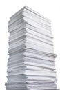 Huge paper stack Royalty Free Stock Photo