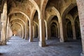 Huge pillars arches in Jami Masjid religious place of Islam at Mandu