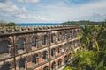 A huge prison in port Blair, top view